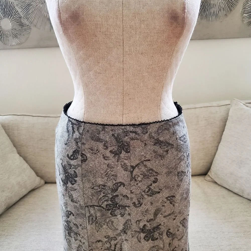 Ann Taylor A-Line Midi Skirt sz 2